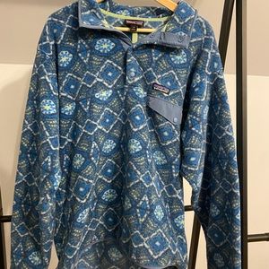 Patagonia synchilla honeycomb stone blue